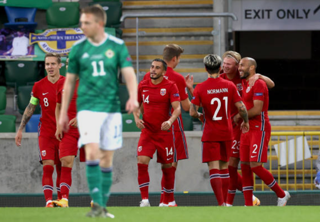 Erling Haaland score wondergoal and celebrate like childhood hero Michu in Norway’s 5-1 win vs Northern Ireland - Bóng Đá