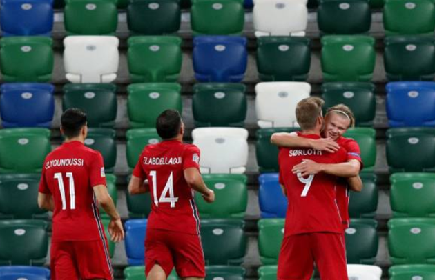 Erling Haaland score wondergoal and celebrate like childhood hero Michu in Norway’s 5-1 win vs Northern Ireland - Bóng Đá