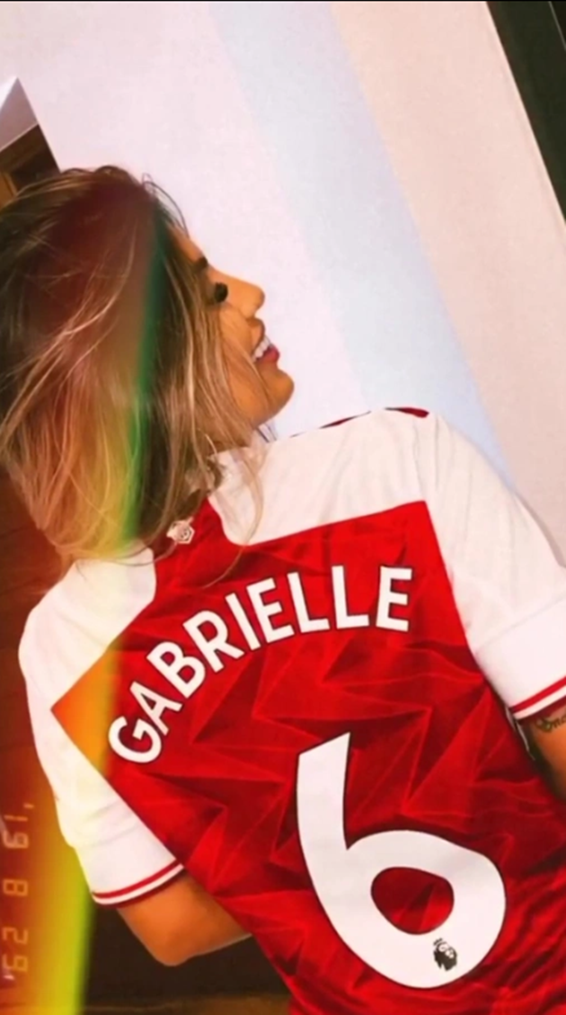 Meet Arsenal star Gabriel Magalhaes stunning Brazilian Wag Gabrielle Figueiredo - Bóng Đá