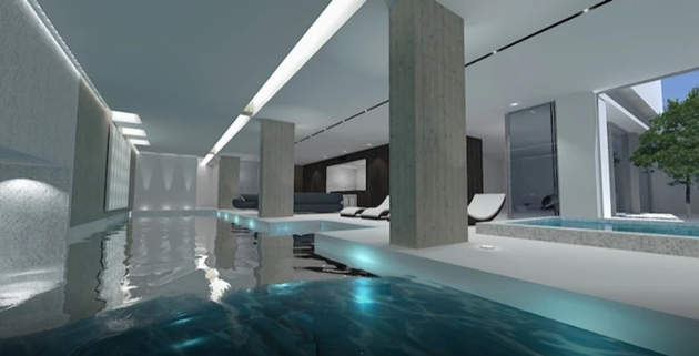 Inside Pierre-Emerick Aubameyang’s luxury new, bespoke mansion with pool, Jacuzzi, bar - Bóng Đá
