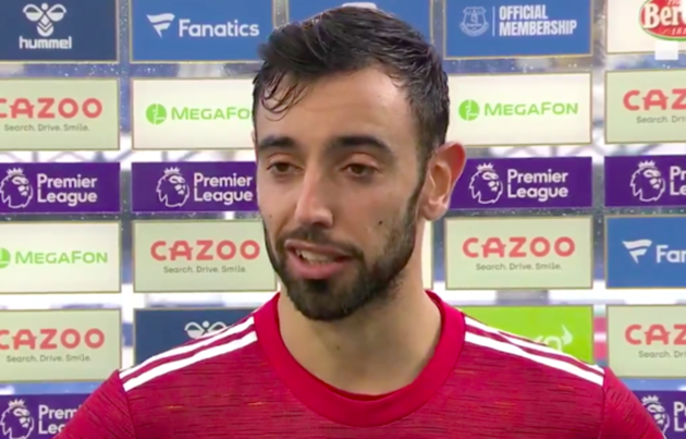 Bruno Fernandes explains why he passed up chance to score first Manchester United hat-trick against Everton - Bóng Đá