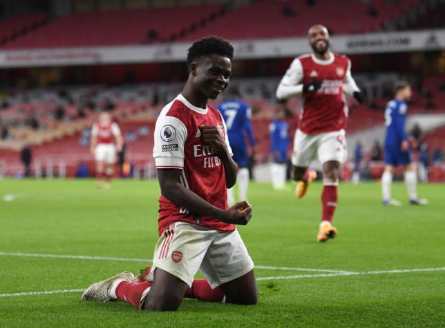 ‘I saw him off his line!’ – Arsenal star Bukayo Saka insists he meant wonder goal against Chelsea - Bóng Đá