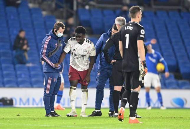 Mikel Arteta gives update on Bukayo Saka after injury vs Brighton - Bóng Đá