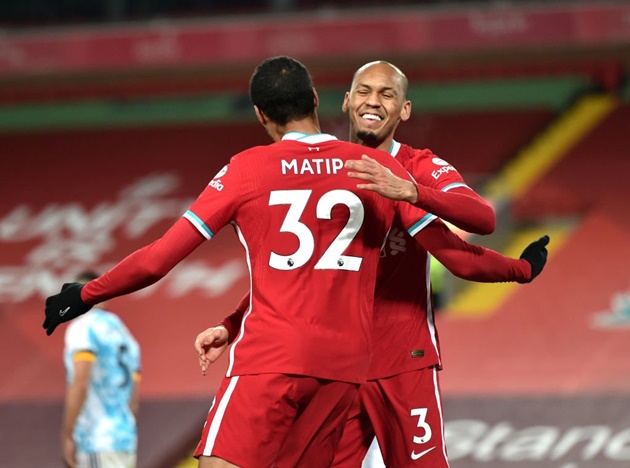 Fabinho acknowledges Liverpool title battle with Manchester United - Bóng Đá