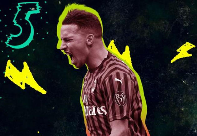 5. Ismael Bennacer (AC Milan). Năm 2020 đánh dấu sự thăng tiến vượt bậc trong sự nghiệp của Ismael. Tiền vệ người Algeria trở thành nhân tố then chốt nơi khu trung tuyến của đoàn quân HLV Stefano Pioli.