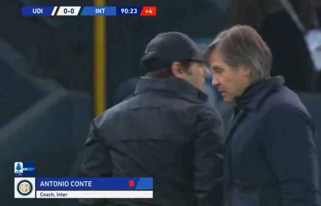 Ảnh Conte nhận thẻ đỏ - Bóng Đá