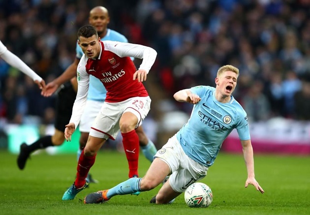 Xhaka mang đến chất cơ bắp cho hàng tiền vệ Arsenal.