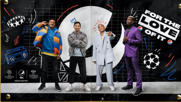 Watch Lionel Messi, Paul Pogba and Jadon Sancho star in epic new Pepsi Max advert and trio show off flicks and tricks - Bóng Đá