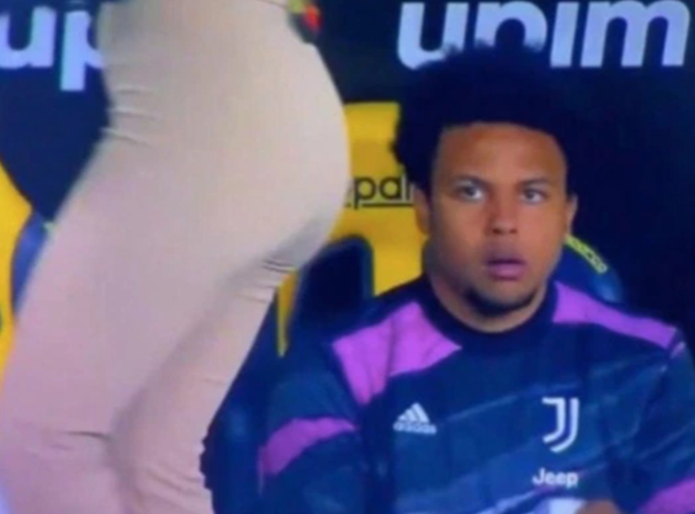 Juventus ace McKennie caught appearing to ogle stunning sports reporter Diletta Leotta in hilarious viral picture - Bóng Đá