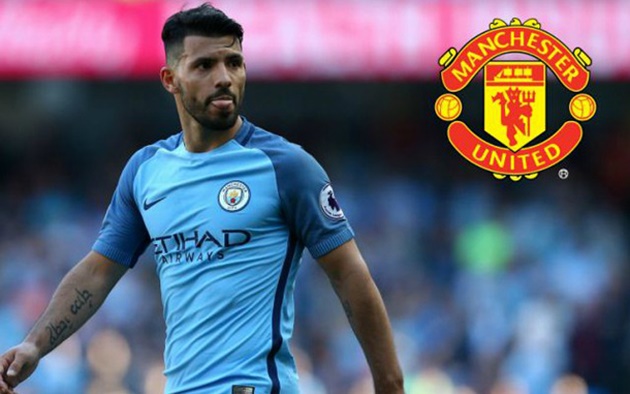 Aguero được liên hệ đến Man United.