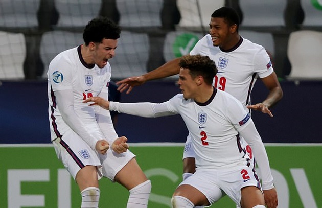 Curtis Jones sent off AFTER full-time of England U21s clash with Croatia - Bóng Đá