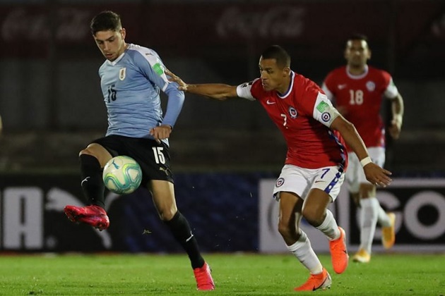 Valverde mang đến sự cơ động, nguồn năng lượng dồi dào cho tuyến giữa Uruguay.