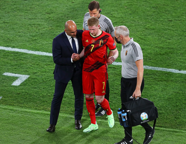 Roberto Martinez provides Kevin De Bruyne and Eden Hazard injury latest - Bóng Đá