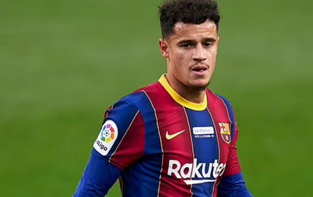 Barcelona 'are open to offers of just £21m for flop Philippe Coutinho with AC Milan interested' - Bóng Đá