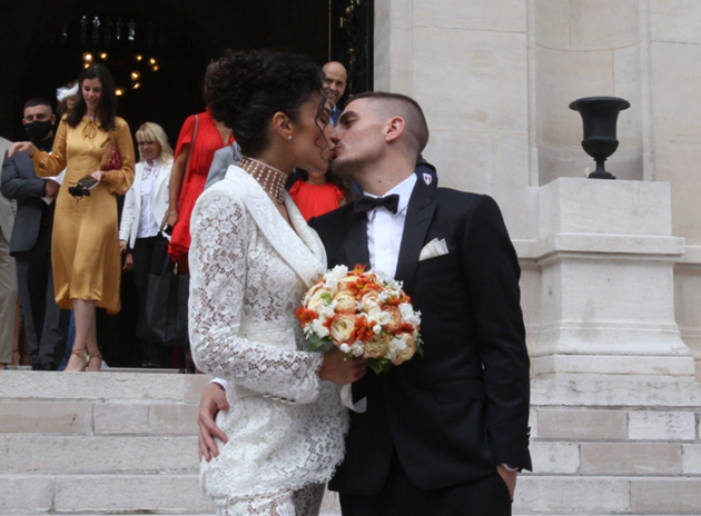 Inside Marco Verratti and model partner Jessica Aidi’s Paris wedding - Bóng Đá