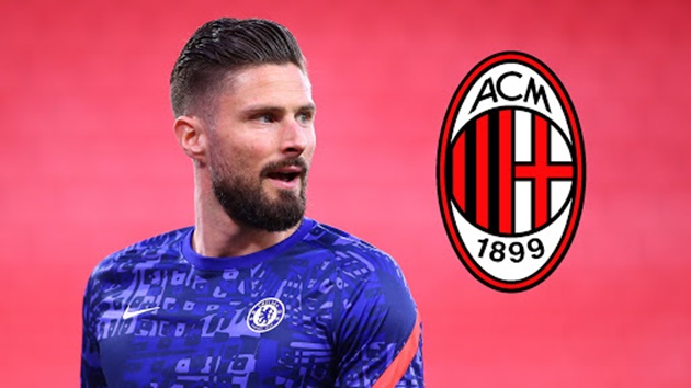 Ảnh Giroud ra mắt AC Milan - Bóng Đá
