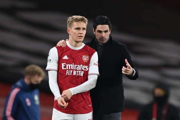 Mikel Arteta praises Martin Odegaard ahead of West Bromwich Albion clash - Bóng Đá