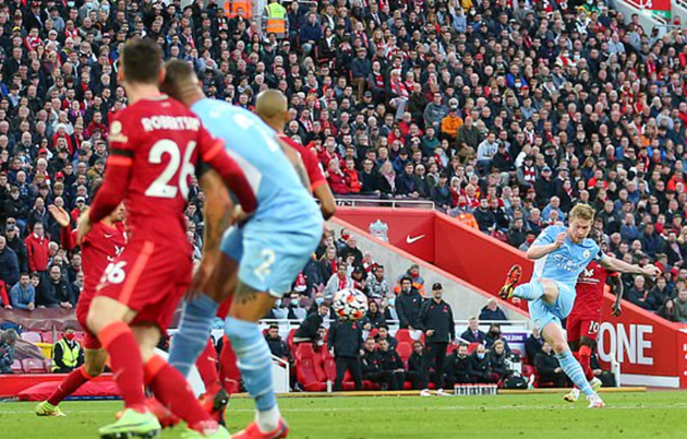 TRỰC TIẾP Liverpool 2-2 Man City: De Bruyne ghi bàn (H2) - Bóng Đá