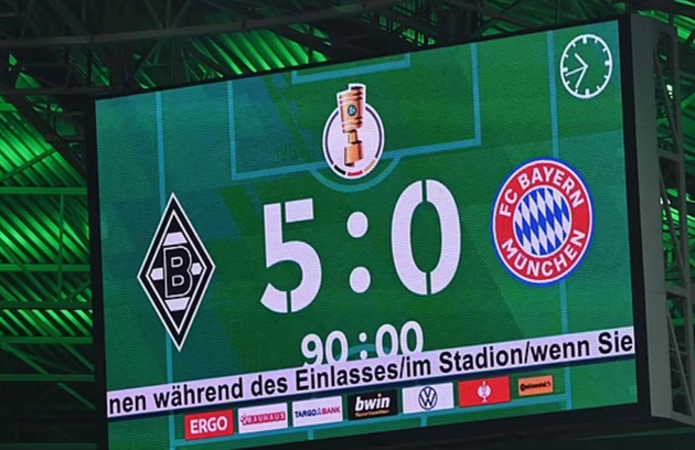 Chấn động! Bayern thua thảm 0-5 với đội hình mạnh nhất - Bóng Đá