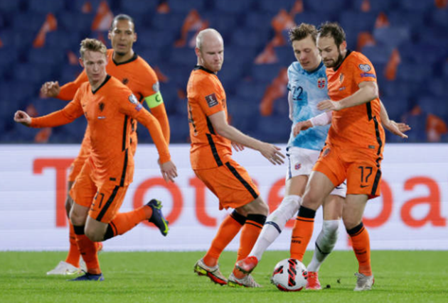 ảnh trận Hà Lan vs Na Uy - Bóng Đá