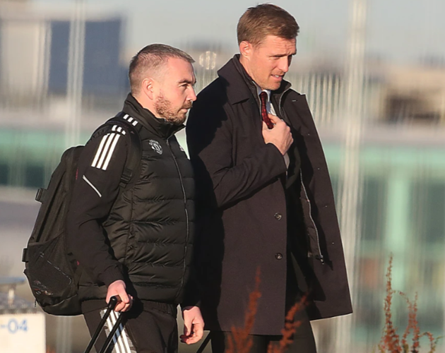  Man Utd flops arrive at Manchester airport to fly out to Spain for Carrick’s first game in charge against Villarreal - Bóng Đá