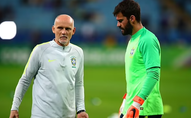 Liverpool appoint a THIRD goalkeeper coach as Brazil legend Taffarel is brought in to work with stopper Alisson Becker - Bóng Đá