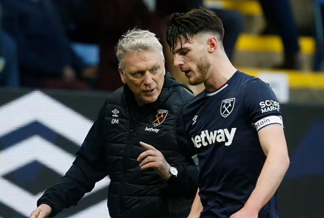 Man United 'are given a boost in their £100m pursuit of England star Declan Rice' after West Ham's poor  - Bóng Đá