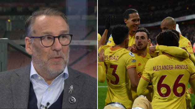 Paul Merson criticises ‘lazy’ Aaron Ramsdale goalkeeping after error in Liverpool defeat - Bóng Đá