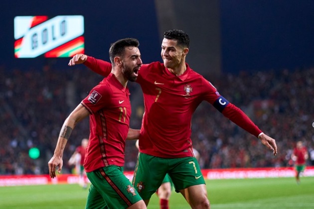 Cristiano Ronaldo reacts to Portugal’s World Cup qualification thanks to Bruno Fernandes brace - Bóng Đá