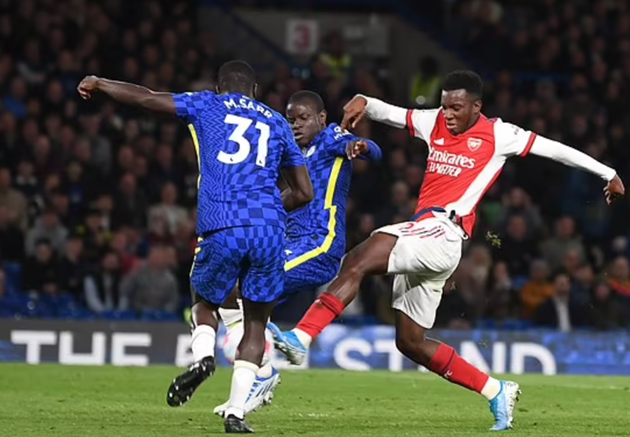 Paul Merson says Eddie Nketiah could make the difference for Arsenal in their fight to finish in the top four if he stays 'consistent' - Bóng Đá