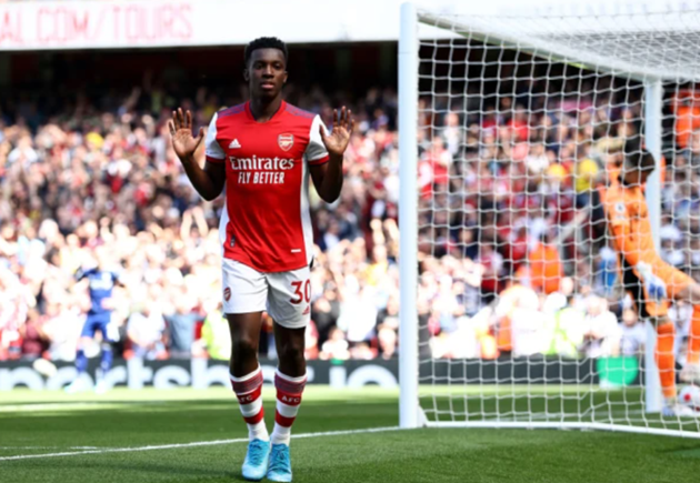 Jamie Carragher urges Eddie Nketiah to leave Arsenal this summer - Bóng Đá