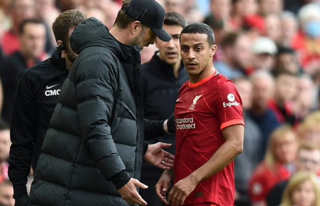 Thiago could miss Liverpool’s Champions League final with injury, reveals Jurgen Klopp - Bóng Đá