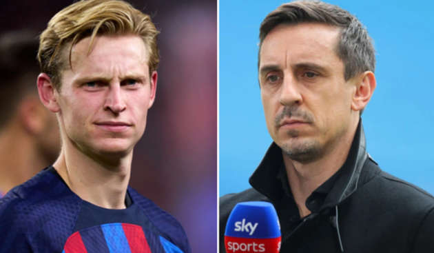 Gary Neville says Chelsea signing Frenkie de Jong would be ’embarrassing and horrific’ for Manchester United - Bóng Đá