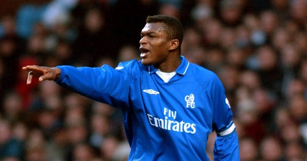 Desailly là trung vệ hàng đầu của Chelsea.