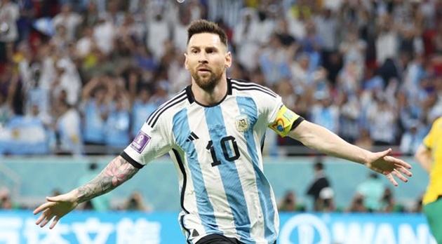 Messi tỏa sáng trước Australia.