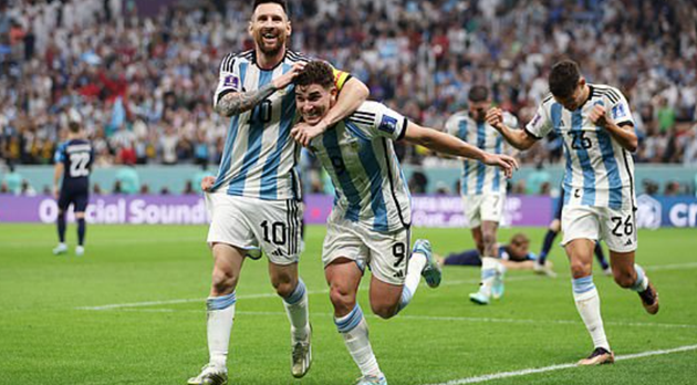 TRỰC TIẾP Argentina 2-0 Croatia (H1): Alvarez lên tiếng - Bóng Đá