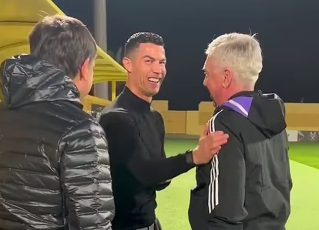 Ancelotti gặp mặt Ronaldo - Bóng Đá