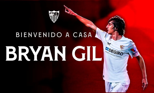 Official, confirmed. Bryan Gil signs as new Sevilla player - Bóng Đá