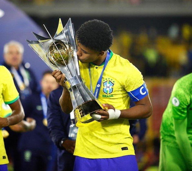 Andrey Santos wins the player of the tournament for the Sudamericano Sub20 - Bóng Đá