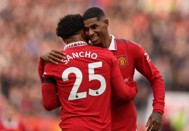 ‘It’s working’ – Gary Neville believes Erik ten Hag has found ‘solution’ to bring the best out of Marcus Rashford and Jadon Sancho - Bóng Đá