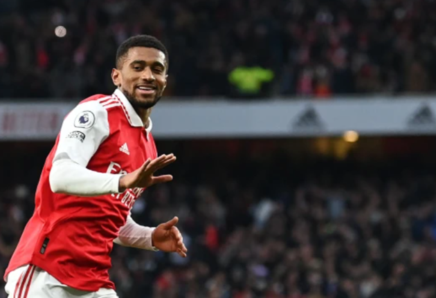 Reiss Nelson reacts to scoring incredible last-gasp goal in Arsenal’s win over Bournemouth - Bóng Đá
