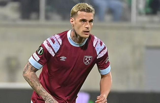 Juventus are 'prepared to make a third attempt to sign West Ham's Gianluca Scamacca  - Bóng Đá