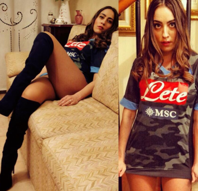 Napoli’s sexiest fan celebrates Champions League draw - Bóng Đá