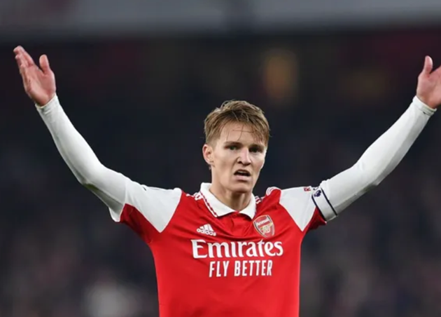Odegaard thắp lên hy vọng giành điểm cho Arsenal.