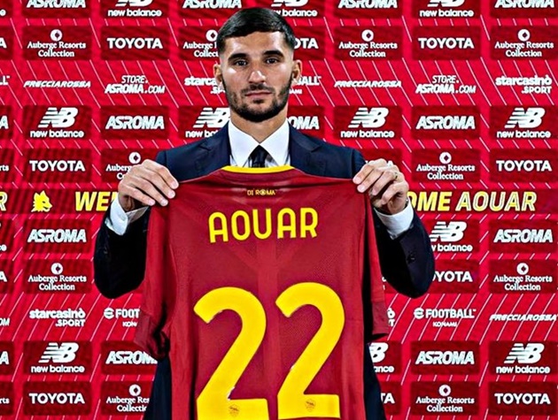 Official, confirmed. Houssem Aouar has joined AS Roma - Bóng Đá