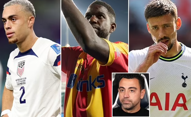 Barcelona 'will hold talks with SIX returning loanees' with the LaLiga champions keen to move on 'Samuel Umtiti, Clement Lenglet and Sergino Dest  - Bóng Đá