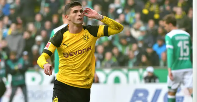 Pulisic tỏa sáng trong màu áo Dortmund.