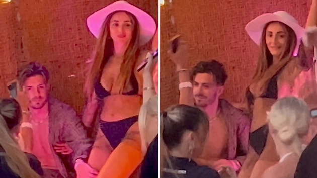 Jack Grealish caresses and dances with new female pal as Man City star parties in Ibiza - Bóng Đá