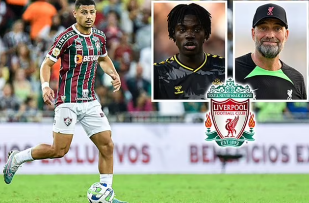 Liverpool 'have proposed a deal worth £21m' for Fluminese and Brazil midfielder Andre - Bóng Đá