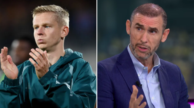 Zinchenko nhận phải chỉ trích.